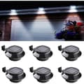 Miniatyrbild 1 av 4: 6 Pack Solar Gutter Lights - Vattentät - Svart