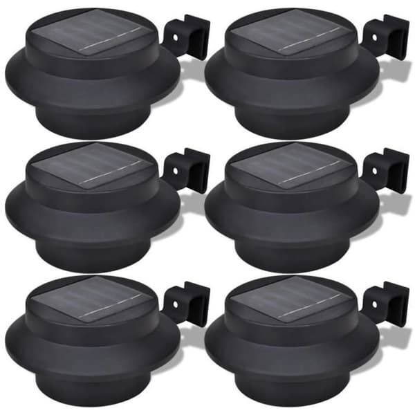 Solljus till rännstängsel - JILI - BEST - Svart - LED 0,6W
