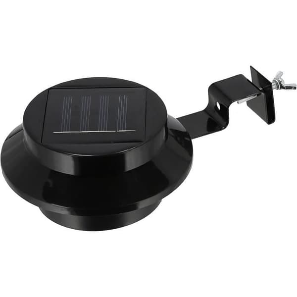 Set med 2 Solar rännlampor - 12 x 6 x 12 cm - Plast och järn - Rännbelysning - Utomhusbelysning[J3662]