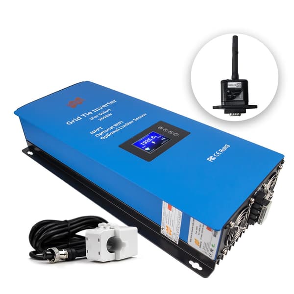 Wifi-modem, RS485-övervakning, nätansluten växelriktare