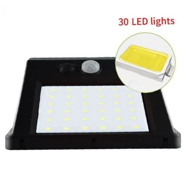 ZF08701-LED Solar Light Solar Sensor Lamp Solar Motion Sensor Vägglampa 30LED Road Lamp