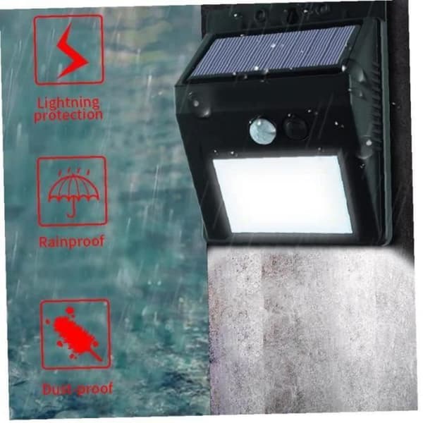 ZF08701-LED Solar Light Solar Sensor Lamp Solar Motion Sensor Vägglampa 30LED Road Lamp
