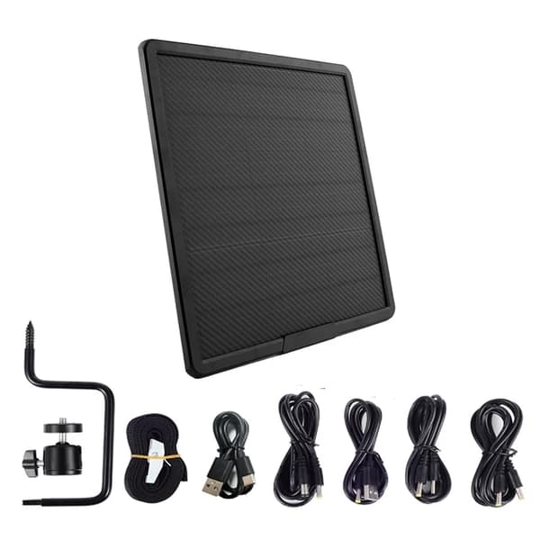 Solcelle Power Pack, 25000mAh Stor Kapacitet, IP66 Vandtæt, WG25000