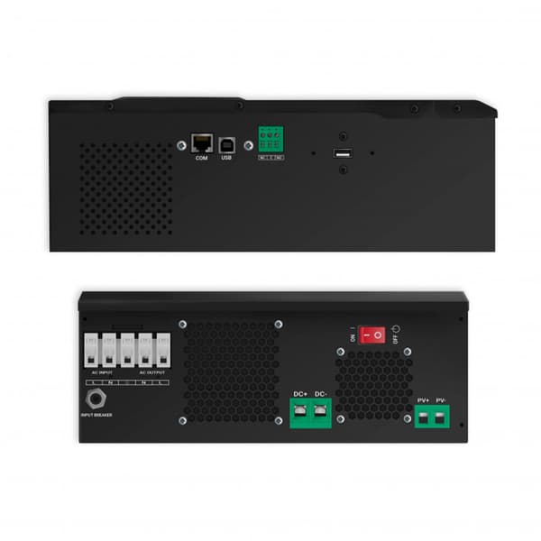 Green Cell - Solar Inverter Off Grid Inverter med MPPT Solar Charger 24VDC 230VAC 3000VA/3000W Pure Sine Wave