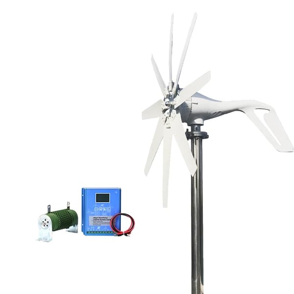 Tuuliturbiinigeneraattori, 2000W virtalähde, aurinkopaneelit, 12V, MPPT-ohjaimella, 2000W