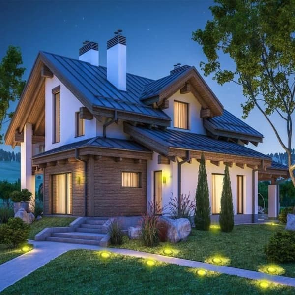 8 st Solar Utomhusbelysning 8 LED - Varm Vit Solar Mark Lampor för utomhus, trädgård, terrass, gräsmatta