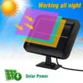 Miniatyrbild 2 av 4: Solar vägglampa för trädgård - MINGMEI - 100 LED med rörelsesensor - Svart - Solenergi