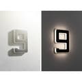 Miniatyrbild 2 av 3: Solcellsbelysning för husnummer - PAULMANN - 79850 - Integrerad LED - Svart - Metall