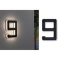 Miniatyrbild 1 av 3: Solcellsbelysning för husnummer - PAULMANN - 79850 - Integrerad LED - Svart - Metall