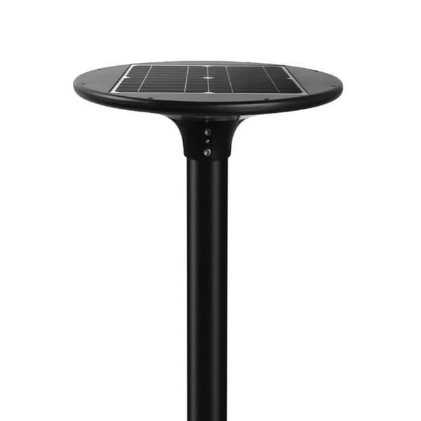 Solar Terminal - VELAMP - Lampione LED solare 2300 lumen - Svart - Metall - Solenergi