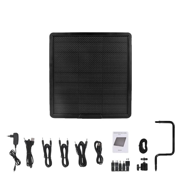 10W Solcellepanel, Høj Konverteringseffektivitet, 25000mAh Batteri, Flere Udgangsmuligheder,WG25000