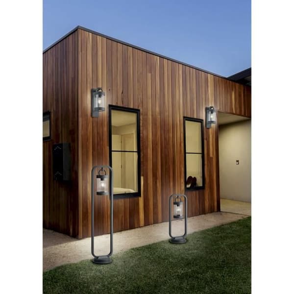 Trädgårdspollare - TRIO - Sambesi - Design med nattdetektor - Metall - Höjd 60 cm