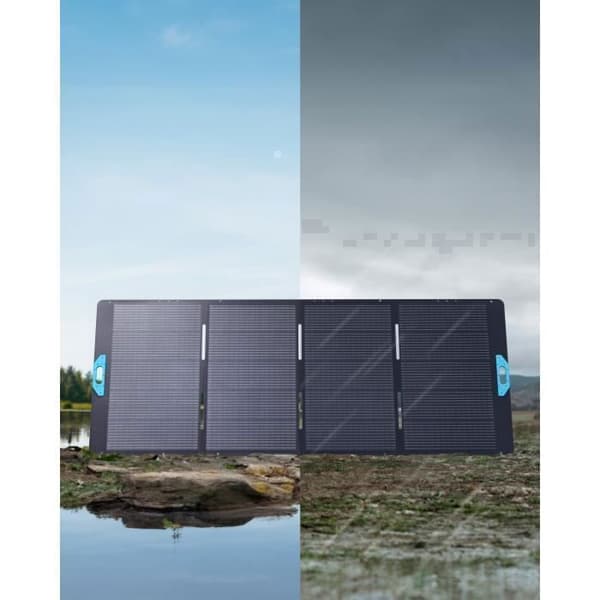 Anker SOLIX PS400 bärbar solpanel, 400W för kraftverk F2000/BP2000/C1000X/BP1000/C800X