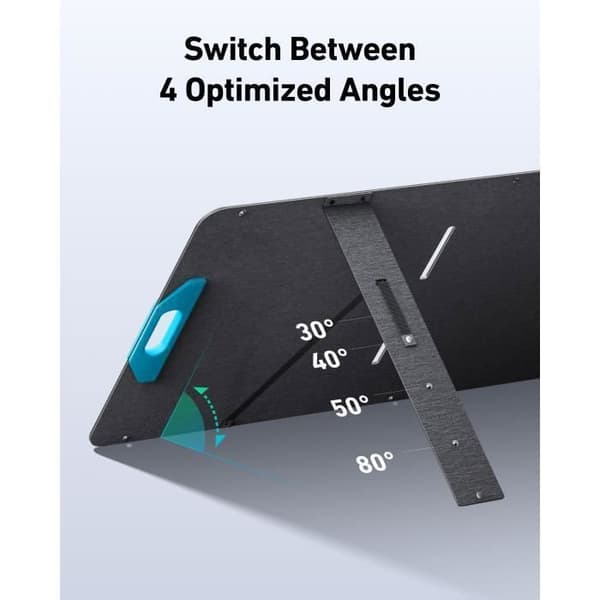 Anker SOLIX PS200 bärbar solpanel, 200W för kraftverk F2000/BP2000/C1000X/BP1000/C800X/C300X AC/C300X DC