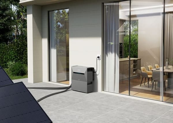 Anker SOLIX BP1600 Utökningsbatteri, Plug and Play solenergisystem för balkong, 1600Wh, kompatibel med E1600 AC/Pro