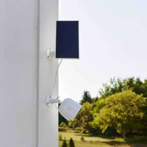 Arlo solpanel - Vit - Kompatibel med kameror Pro 3, 4 & Ultra - Extra solenergilösning