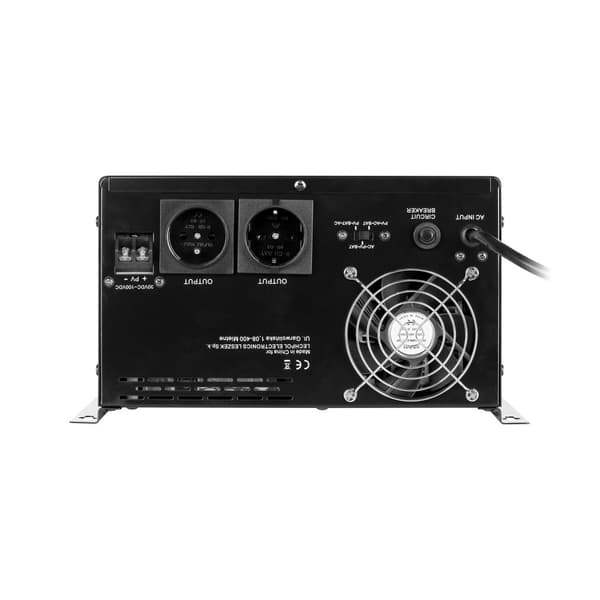 Väggmonterad solomvandlare (inverter) KEMOT PROsolar-1000 (12V 230V 1000VA/700W)