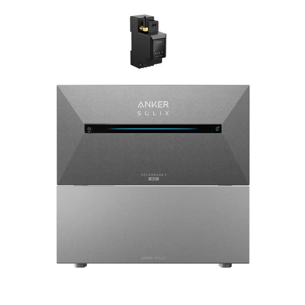 KIT Anker SOLIX Solarbank 2 E1600 Pro med BP1600, Smart mätare, Fotovoltaisk anläggning för balkong Plug and Play