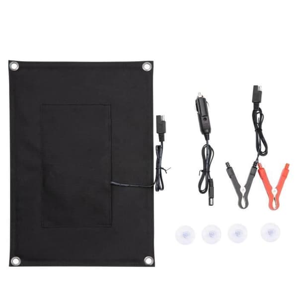 TECHNAXX TX-209 solladdare - Lämplig för 12V batterier i bilar, motorcyklar, skåpbilar, traktorer - 10W
