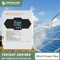 Miniatyrbild 2 av 5: Vindkraft Hybrid System Laddningskontroller, MPPT-teknik, Flera Spänningsutgångar,6000W Vind, 12V 24V 48VAUTO