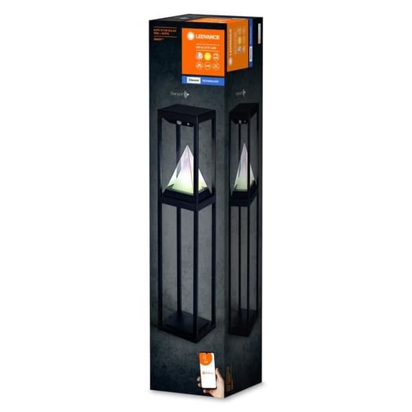 LEDVANCE Utomhus solcellslampa Bluetooth SMART+, varmvit 3000K och färg, användbar utan ström, upp till 2,5 h.