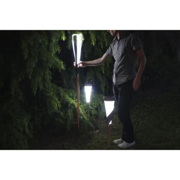 Solarlampa - Solsnäcka - Vit