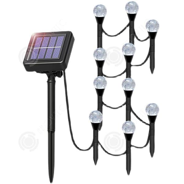 INN Utomhussollampa 800mah IP55 solcellslampa med utomhussolfjärrkontroll solar utomhusbelysningsdetektor