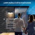 Miniatyrbild 4 av 4: TD Solar Lamp Utomhus Vattentät Ljus Solar Belysning med rörelsesensor Trådlös väggsäkerhetslampa för trädgård