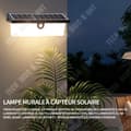 Miniatyrbild 2 av 4: TD Solar Lamp Utomhus Vattentät Ljus Solar Belysning med rörelsesensor Trådlös väggsäkerhetslampa för trädgård