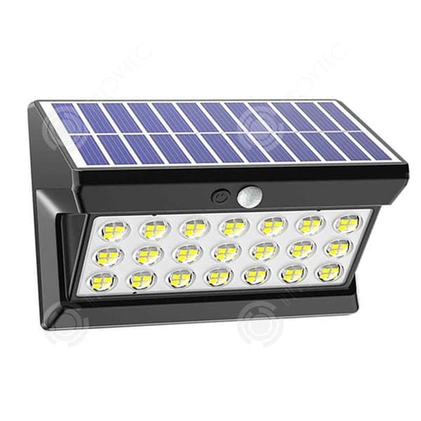 INN Solar Light 3500mAh med tre arbetslägen Vattentät Solar Wall Lamp for Garden Patio Corridor Solar Beacon