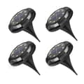 Miniatyrbild 1 av 4: INN Utomhussollampa 4 delar Solar Ground Lamp Waterproof IP65 Warm Light Solar Spotlight for Garden Lawn Solar Pollare