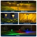 Miniatyrbild 4 av 4: INN Utomhussollampa 4st 34,5x8cm IP65 8-10h 700mah utomhussollampa LED solcellslampa solpollarlampa LED spot