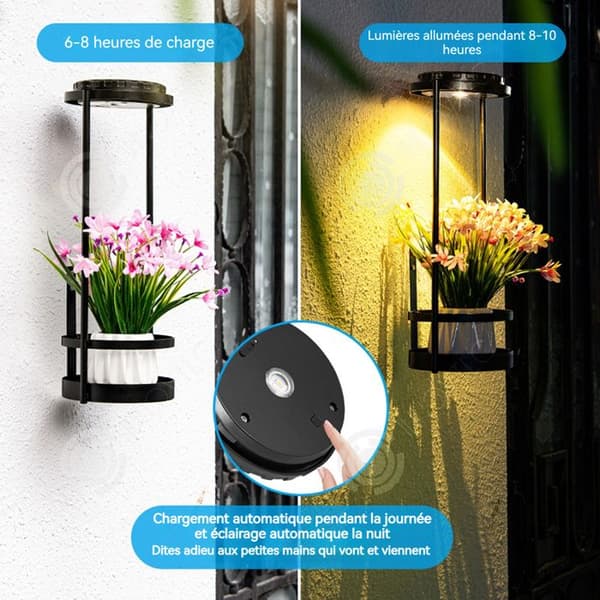 INN Utomhussollampa 2 st 41,4x14,5cm IP44 1200mah utomhussollampa LED solcellslampa solpollarlampa LED spot
