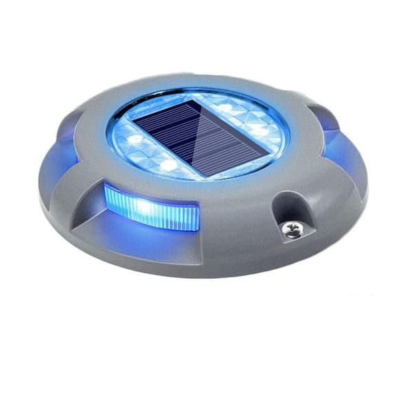 INN Utomhussollampa 1st Solar Ground Lamp Varm Vit och Kall Vit Solar Lampa för trädgård Gräsmatta Solar Pollare