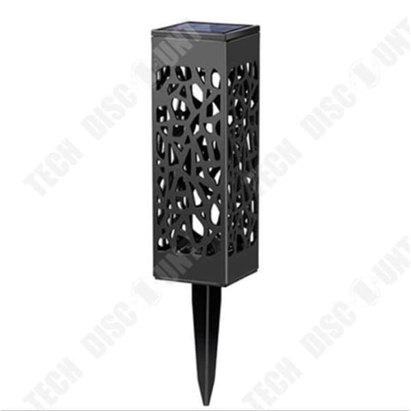 TD® 4st Solar LED Trädgårdsbelysning Vattentät Lantern Pollare Lights Uteplats Yard Dekoration