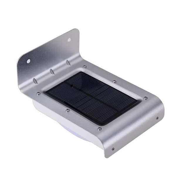 4 ST Solar Trädgårdsljus Vattentät 16 LED Sol Utomhusljus/Utomhusspotlight 1w 240-400 Lumen Kraftfull med 10 timmars hållbarhet