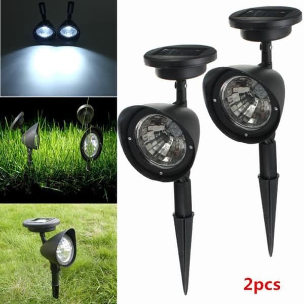 Solar marklampa - NEUFU - TD® 60mah - Vit - LED - Solenergi - Trädgård