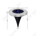 Miniatyrbild 4 av 4: "Infälld Solarljus - TECH RABATT - 8 LED - Rostfritt Stål - Flerfärgad"