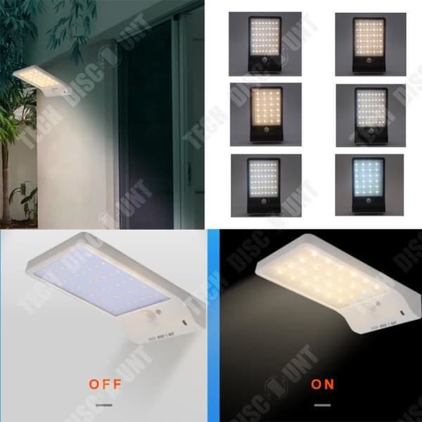 TD® solar LED-lampa utomhus vattentät automatisk trädgård makt ljus belysning energiförsörjning sparande induktionsläger