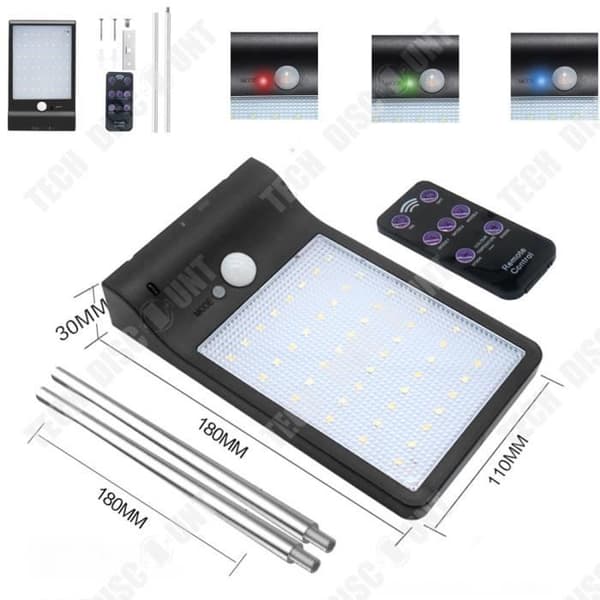 TD® solar LED-lampa utomhus vattentät automatisk trädgård makt ljus belysning energiförsörjning sparande induktionsläger