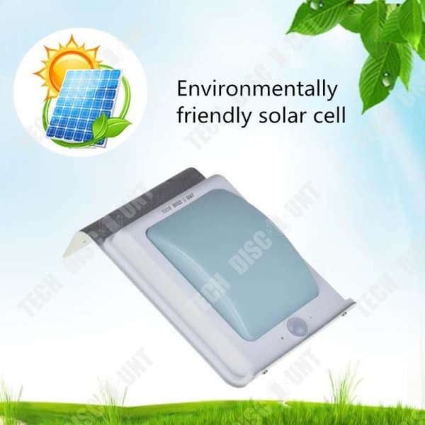 TD® Solar lampa utomhus rörelsesensor trädgård camping dekorativ ljusbelysning vattentät kraftfull batteripanel