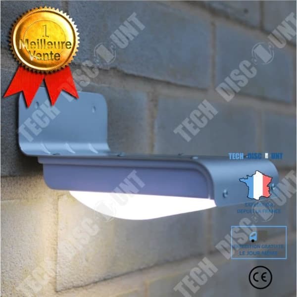 LED-solarlampa med rörelsesensor för trädgård - TEKNISK RABATT - TD® ATian - 16 lysdioder - Solenergi