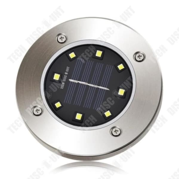 TD® Solar Utomhuslampa Trädgård Markljus Vattentät belysning LED-lanternljus Energibesparande uppfartsväg Rostfritt stål