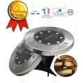 Miniatyrbild 1 av 4: TD® Solar Utomhuslampa Trädgård Markljus Vattentät belysning LED-lanternljus Energibesparande uppfartsväg Rostfritt stål