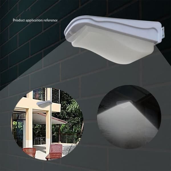 TD® LCC Solar LED-lampa med rörelsedetektor Vattentät trådlös belysning Kraftfull spotlight för trädgårdsterrassbyggande trappor