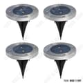 Miniatyrbild 2 av 4: TD® 4st-2LED solar infälld beacon-Gul