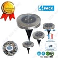 Miniatyrbild 1 av 4: TD® 4st-2LED solar infälld beacon-Gul