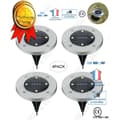 Miniatyrbild 1 av 4: TD® 4st-4LED solar infälld beacon-Vit 4000°k