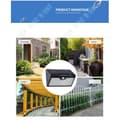 Miniatyrbild 4 av 4: TD® Solar Light Outdoor Trädgård LED-ljus Infraröd Rörelsedetektering Vattentät sladdlös belysning Trapp Uteplats Gård Säkerhet