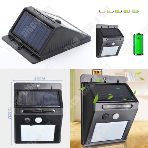 TD® LED Solar Lampa Utomhus Korridor Vattentät Trädgård Gatubelysning Ljus Upp Ljus Energi Energisparande Belysning Så